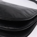 SAINT LAURENT Shoulder Bag Leather Black Auth 197730-13