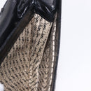 SAINT LAURENT Shoulder Bag Leather Black Auth 197730-22