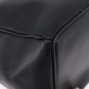 Christian Dior Hand Bag Leather Black Gold Auth 197734-12
