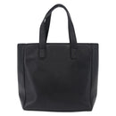 Christian Dior Hand Bag Leather Black Gold Auth 197734-3