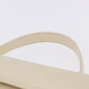 VALENTINO Hand Bag Leather Ivory Gold Auth 197735-8