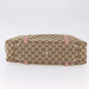 GUCCI GG Canvas GG Twins Tote Bag Beige Gold Silver 232957 Auth 197736A-10