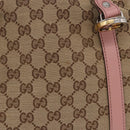 GUCCI GG Canvas GG Twins Tote Bag Beige Gold Silver 232957 Auth 197736A-4