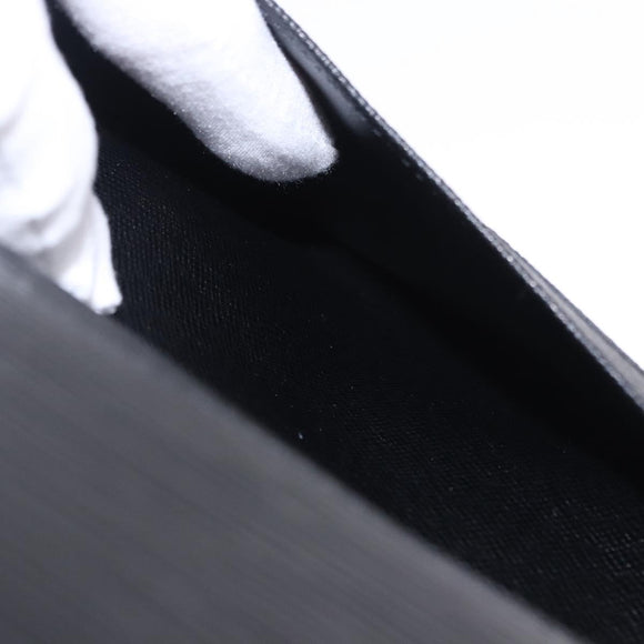 LOUIS VUITTON Epi Porte Tresor International Wallet Black M63382 LV Auth 197737A