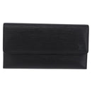 LOUIS VUITTON Epi Porte Tresor International Wallet Black M63382 LV Auth 197737A-13