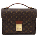 LOUIS VUITTON Monogram Monceau28 Hand Bag M51185 LV Auth 197738V-13