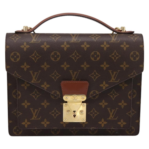 LOUIS VUITTON Monogram Monceau28 Hand Bag M51185 LV Auth 197738V