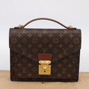 LOUIS VUITTON Monogram Monceau28 Hand Bag M51185 LV Auth 197738V-12