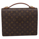 LOUIS VUITTON Monogram Monceau28 Hand Bag M51185 LV Auth 197738V-2