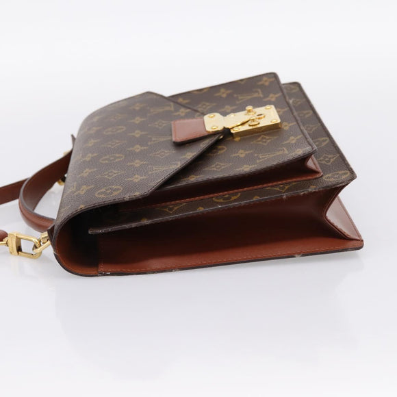 LOUIS VUITTON Monogram Monceau28 Hand Bag M51185 LV Auth 197738V