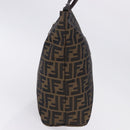 FENDI Zucca Canvas Tote Bag Brown Black Auth 197739A-5