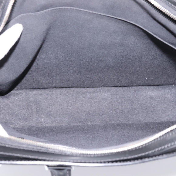 LOUIS VUITTON Epi Bassano GM Business Bag Black M54022 LV Auth 197745