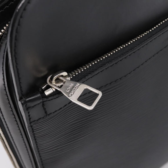 LOUIS VUITTON Epi Bassano GM Business Bag Black M54022 LV Auth 197745