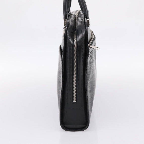 LOUIS VUITTON Epi Bassano GM Business Bag Black M54022 LV Auth 197745