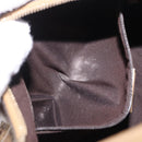 GUCCI GG Crystal Shoulder Bag Coated Canvas Gold 190525 Auth 197749-11