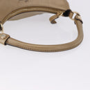 GUCCI GG Crystal Shoulder Bag Coated Canvas Gold 190525 Auth 197749-8