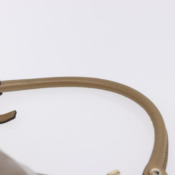 GUCCI GG Crystal Shoulder Bag Coated Canvas Gold 190525 Auth 197749