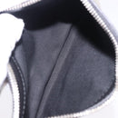 BALENCIAGA Navy Cabas M Hand Bag Canvas White Black 339936 Auth 197751V-21