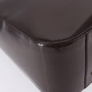 GUCCI Interlocking Bag Patent Leather Bordeaux Silver 000 1013 0504 Auth 197752-9