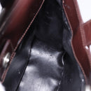GUCCI Interlocking Bag Patent Leather Bordeaux Silver 000 1013 0504 Auth 197752-18