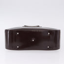 GUCCI Interlocking Bag Patent Leather Bordeaux Silver 000 1013 0504 Auth 197752-5