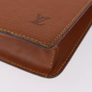 LOUIS VUITTON Epi Pochette Homme Clutch Bag Brown M52528 LV Auth 197754-14