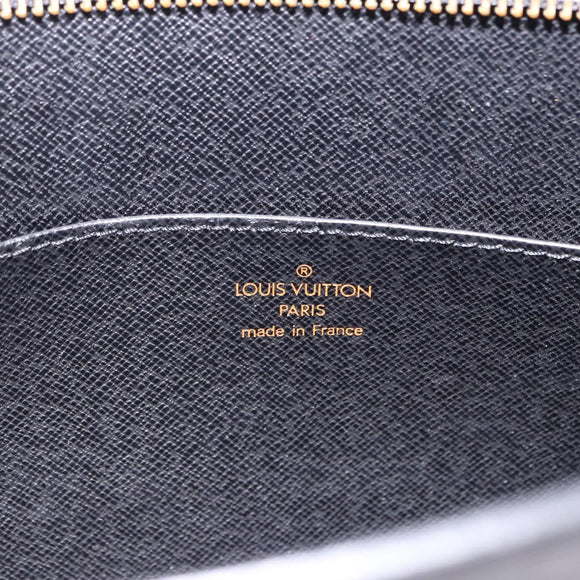 LOUIS VUITTON Epi Pochette Homme Clutch Bag Black M52522 LV Auth 197757