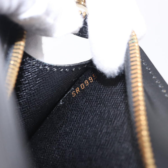 LOUIS VUITTON Epi Pochette Homme Clutch Bag Black M52522 LV Auth 197757