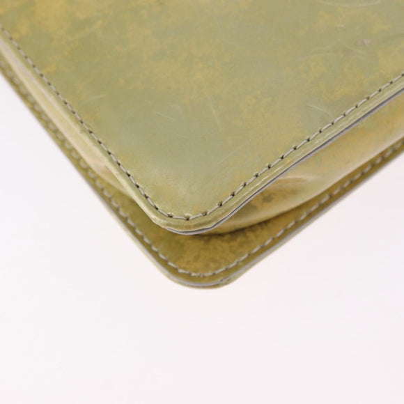 LOUIS VUITTON Monogram Vernis Lexington Accessory Pouch Gris M91056 Auth 197761