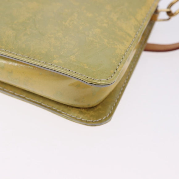 LOUIS VUITTON Monogram Vernis Lexington Accessory Pouch Gris M91056 Auth 197761