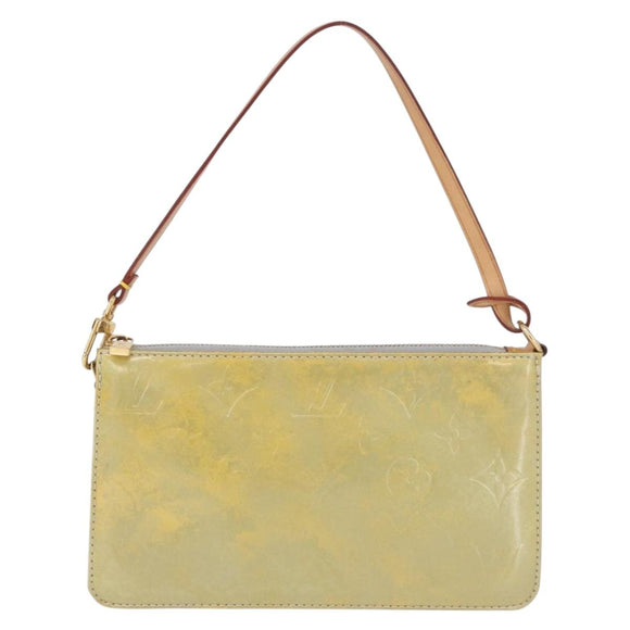 LOUIS VUITTON Monogram Vernis Lexington Accessory Pouch Gris M91056 Auth 197761