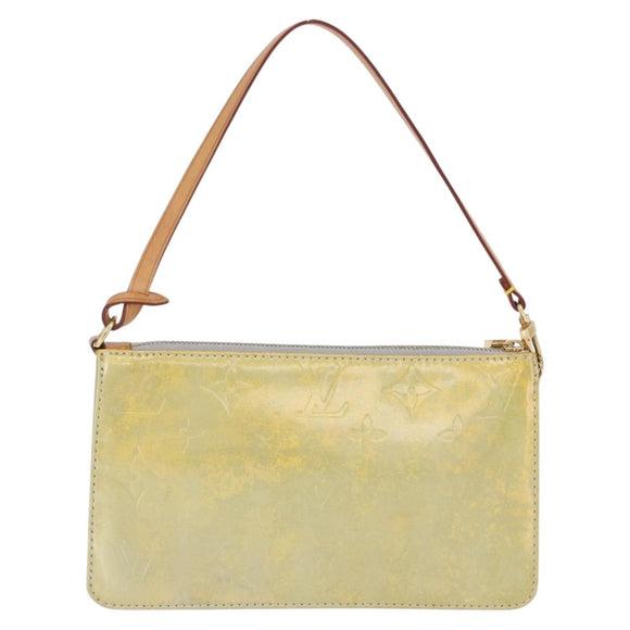 LOUIS VUITTON Monogram Vernis Lexington Accessory Pouch Gris M91056 Auth 197761