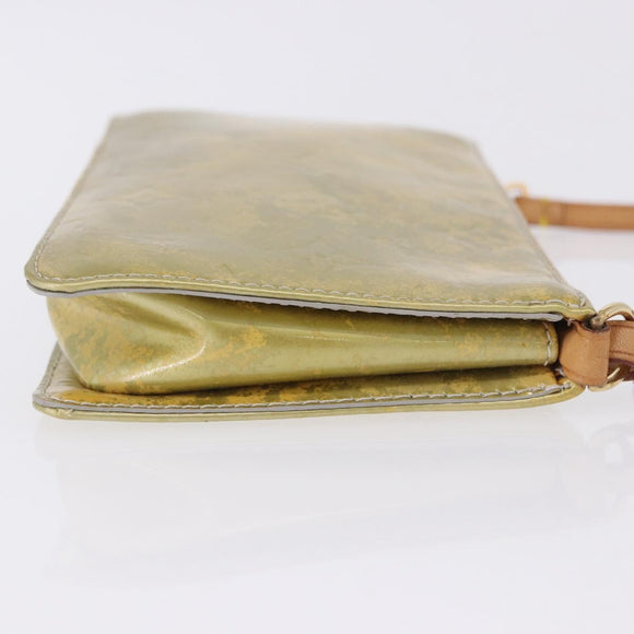 LOUIS VUITTON Monogram Vernis Lexington Accessory Pouch Gris M91056 Auth 197761