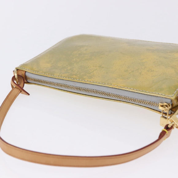 LOUIS VUITTON Monogram Vernis Lexington Accessory Pouch Gris M91056 Auth 197761