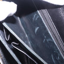 CELINE Horsebit Shoulder Bag Leather Black Gold Auth 197762A-11