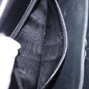CELINE Horsebit Shoulder Bag Leather Black Gold Auth 197762A-24