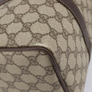 GUCCI GG Supreme Web Sherry Line Hand Bag PVC Beige Gold 40 02 007 Auth 197765-14