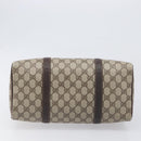 GUCCI GG Supreme Web Sherry Line Hand Bag PVC Beige Gold 40 02 007 Auth 197765-5