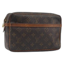 LOUIS VUITTON Monogram Compiegne 23 Clutch Bag M51847 LV Auth 197766-1