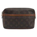 LOUIS VUITTON Monogram Compiegne 23 Clutch Bag M51847 LV Auth 197766-13