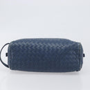 BOTTEGA VENETA INTRECCIATO Clutch Bag Leather Navy Auth 197768-5