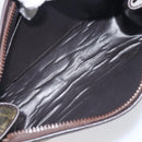 FENDI Zucca Canvas Clutch Bag Black Brown Auth 197770-11