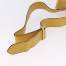 GUCCI Horsebit Waist bag Suede Yellow Gold Auth 197772-7