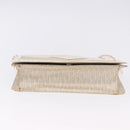 Christian Dior Trotter Canvas Hand Bag Gold Auth 197782SAM-6