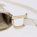 Christian Dior Trotter Canvas Hand Bag Gold Auth 197782SAM-9