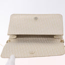 Christian Dior Trotter Canvas Hand Bag Gold Auth 197782SAM-19