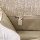 Christian Dior Trotter Canvas Hand Bag Gold Auth 197782SAM-23
