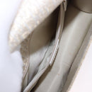Christian Dior Trotter Canvas Hand Bag Gold Auth 197782SAM-24