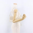 Christian Dior Trotter Canvas Hand Bag Gold Auth 197782SAM-25