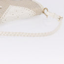 Christian Dior Trotter Canvas Hand Bag Gold Auth 197782SAM-7